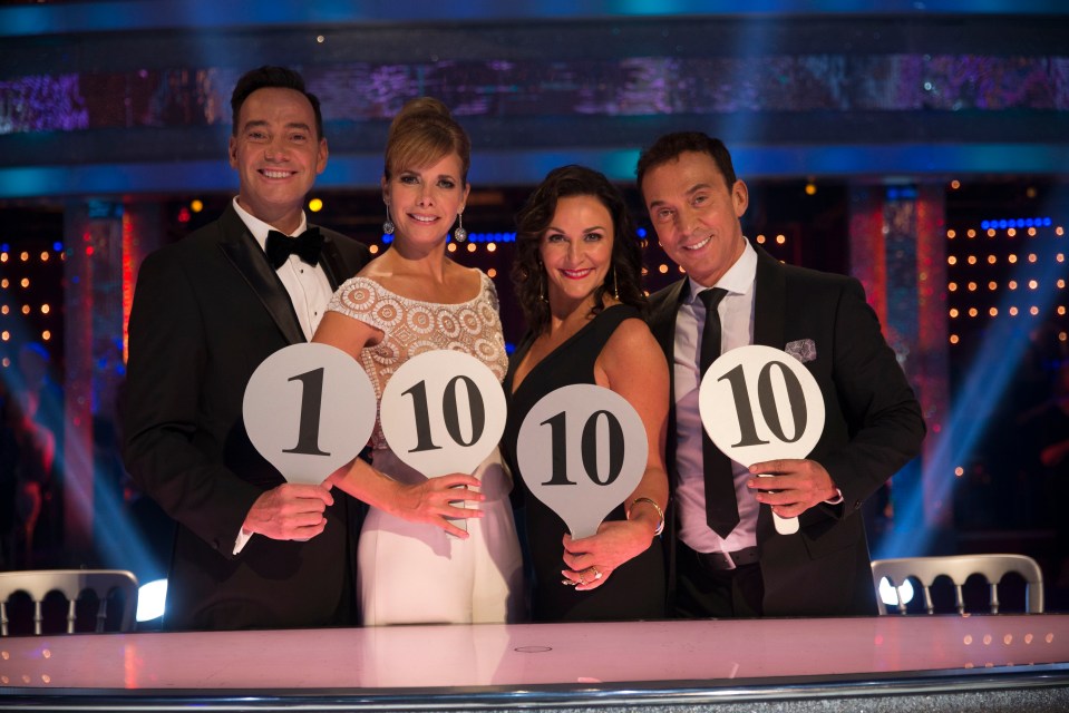 Strictly Come Dancing judges in 2018 Craig Revel Horwood, Darcey Bussell, Shirley Ballas, and Bruno Tonioli