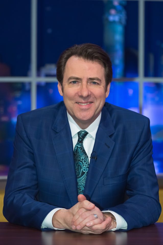  Jonathan Ross has a lot of experience on chat shows