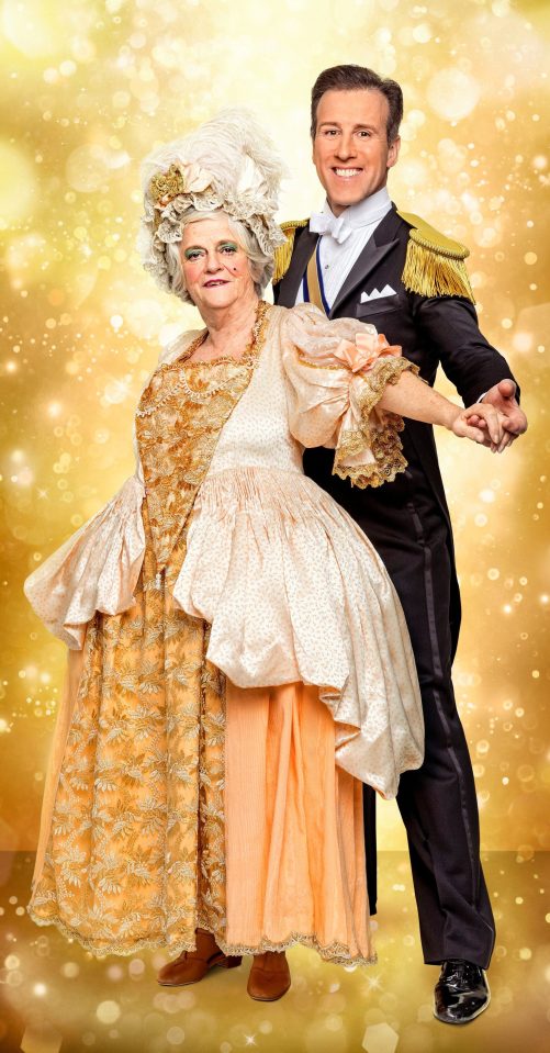  Ann Widdecombe, 73, is among Anton's previous dance partners