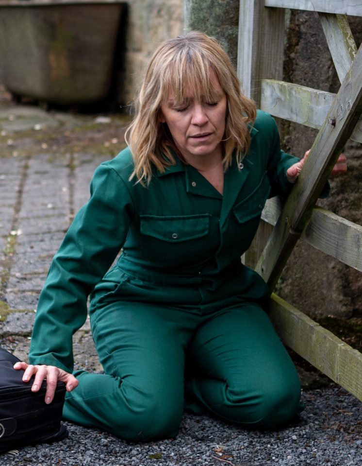 Vet Rhona has suffered plenty of heartbreak on Emmerdale