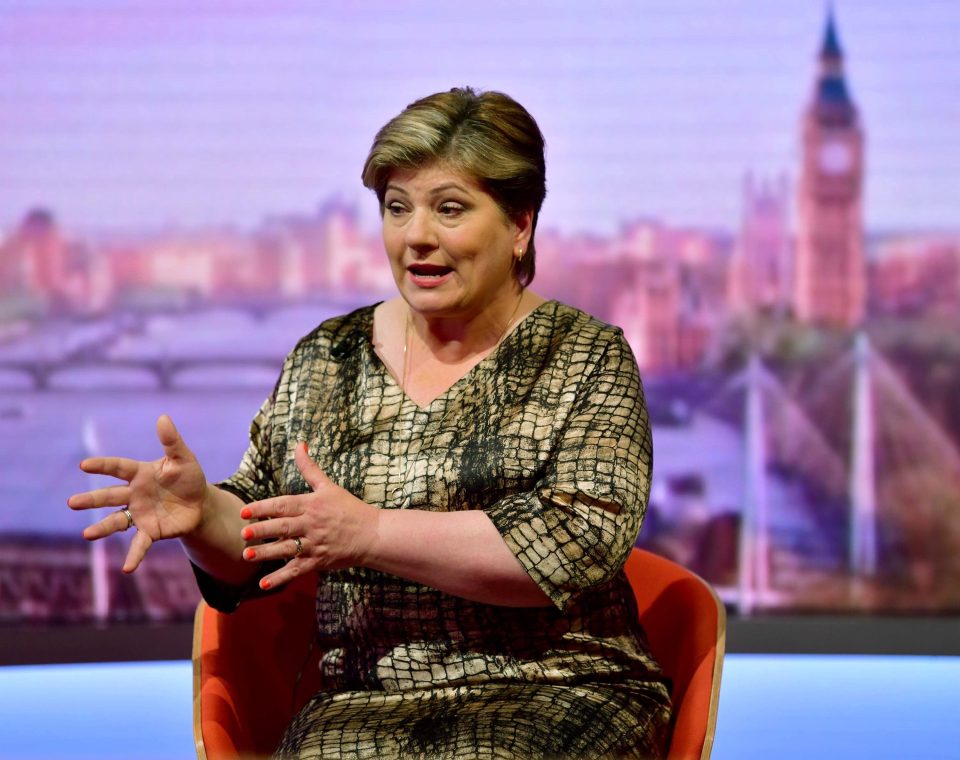 Shadow Foreign Secretary Emily Thornberry won hoots of derision for her hypocritical have-it-both-ways stance on Brexit