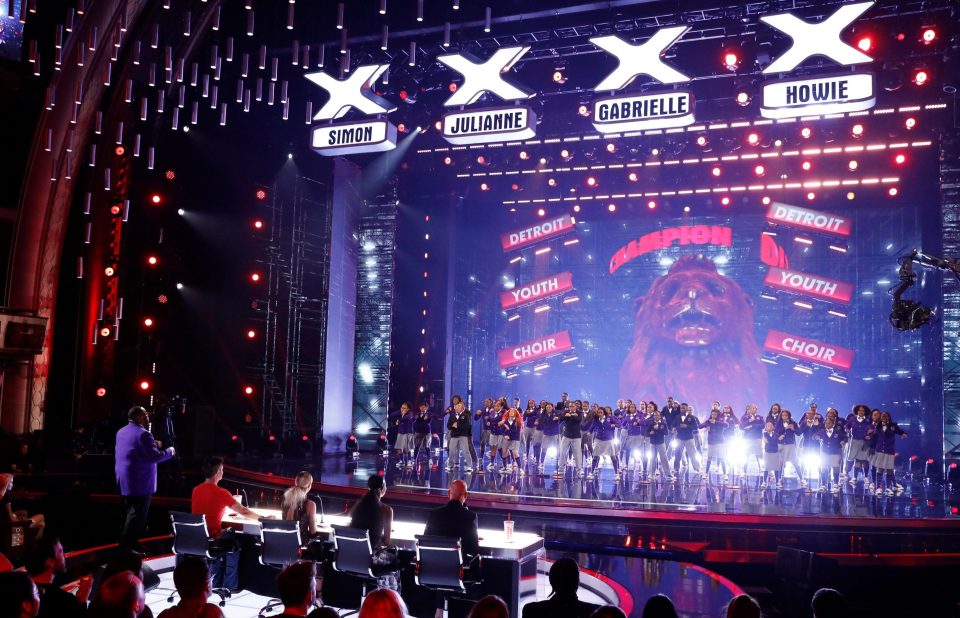  The choir left the judges gobsmacked