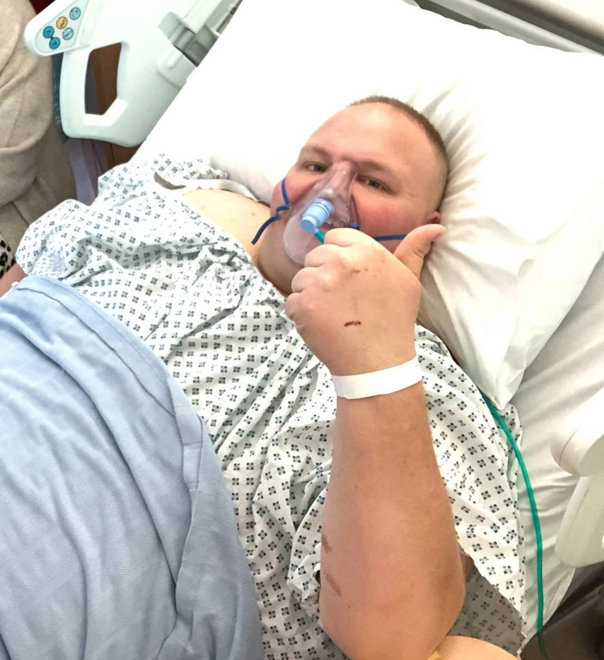 Dibsy in hospital last year