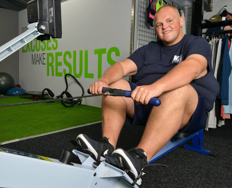 Dibsy now has a gruelling fitness regime comprising of three gym sessions a day