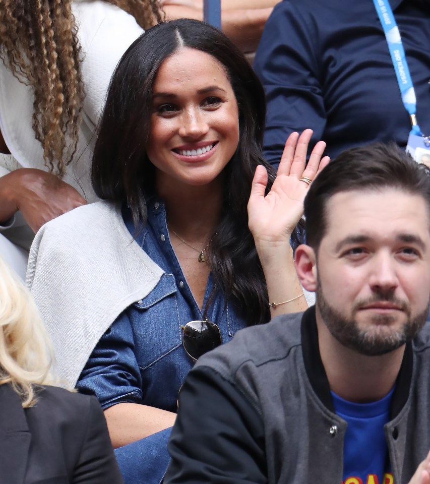  The Duchess was seen waving to the crowd