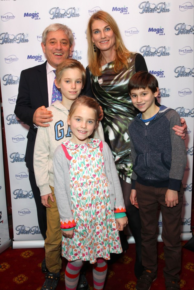  Bercow said he vowed to his family that he would resign as Speaker