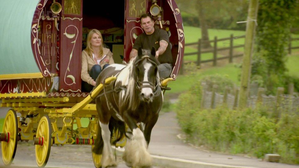  Sally with Paddy Doherty in Paddy and Sally's Excellent Gypsy Adventure