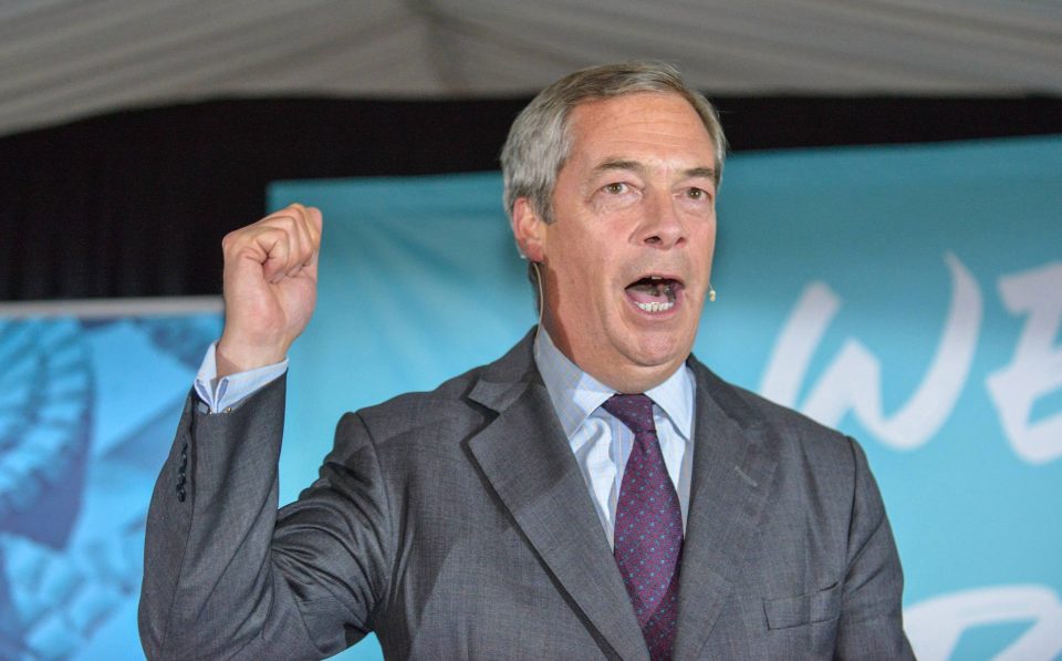  Nigel Farage is hailed as the saviour of Brexit in Tony Blair's former constituency