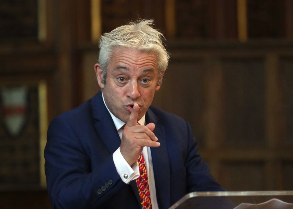  John Bercow likened Boris Johnson to a bank robber for refusing to delay Brexit again