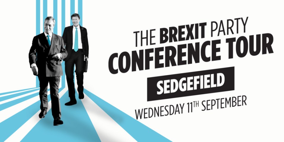 The Brexit Party Conference Tour made a stop in Sedgefield on September 11
