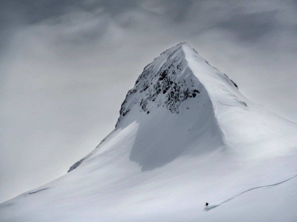 The majesty of a mountain in Slovenia