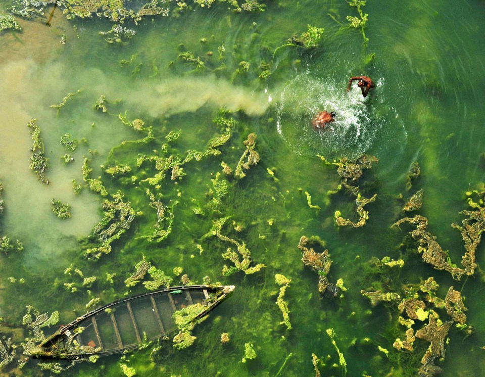 This won third place in the People in Nature category and was taken in West Bengal, India