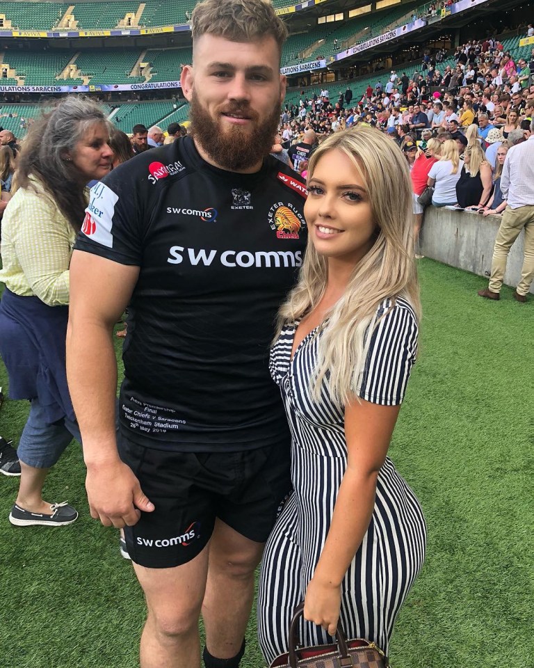 The beauty attends most of her boyfriend's games