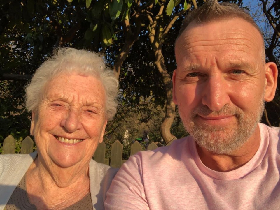 Mum Elsie with her actor son