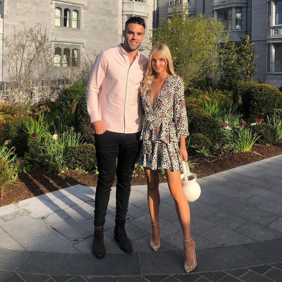Golden couple Conor Murray and Joanna Cooper enjoy a glamorous day out
