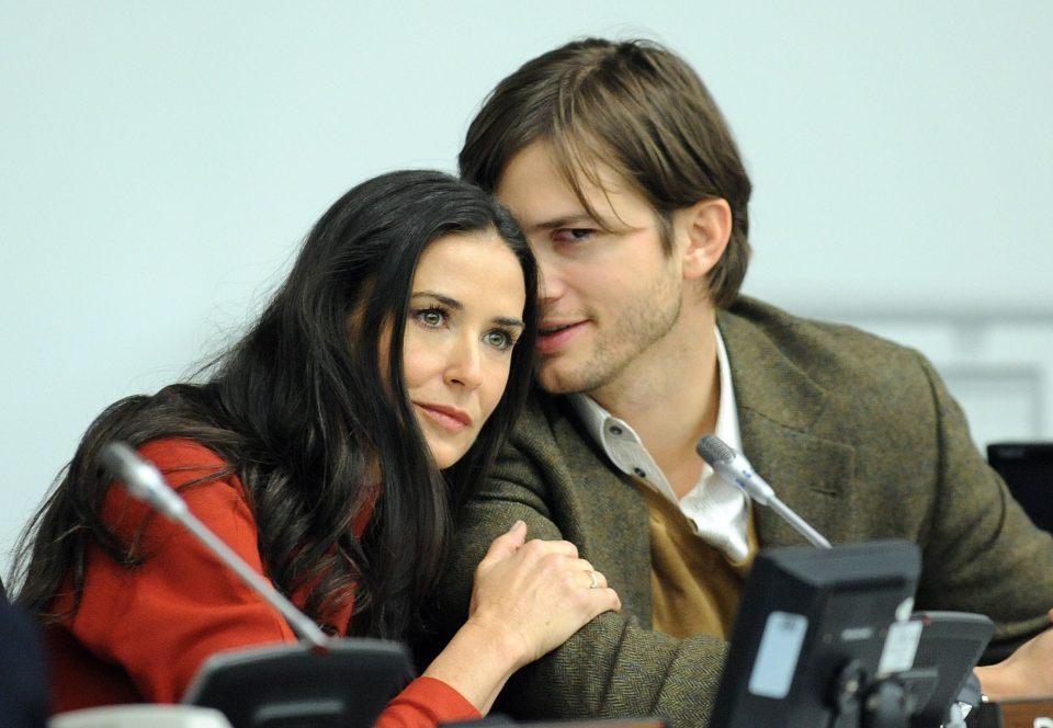  Demi Moore announced her split from Ashton Kutcher in 2011
