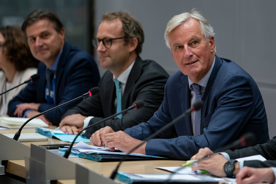  Brexit Secretary Steven Barclay met with the EU's chief Brexit negotiator Michel Barnier today