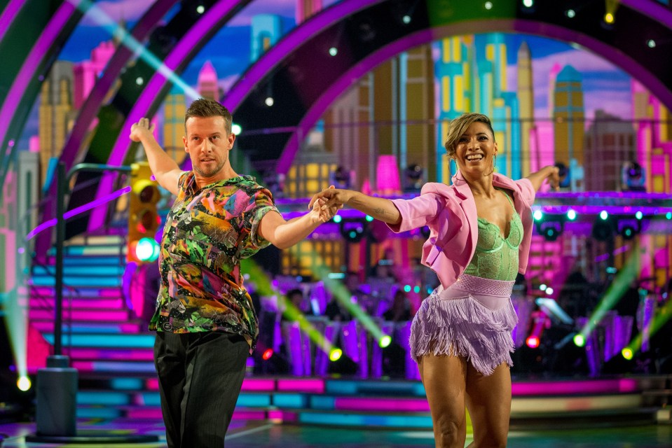  Chris and Karen did the Cha Cha on Saturday night