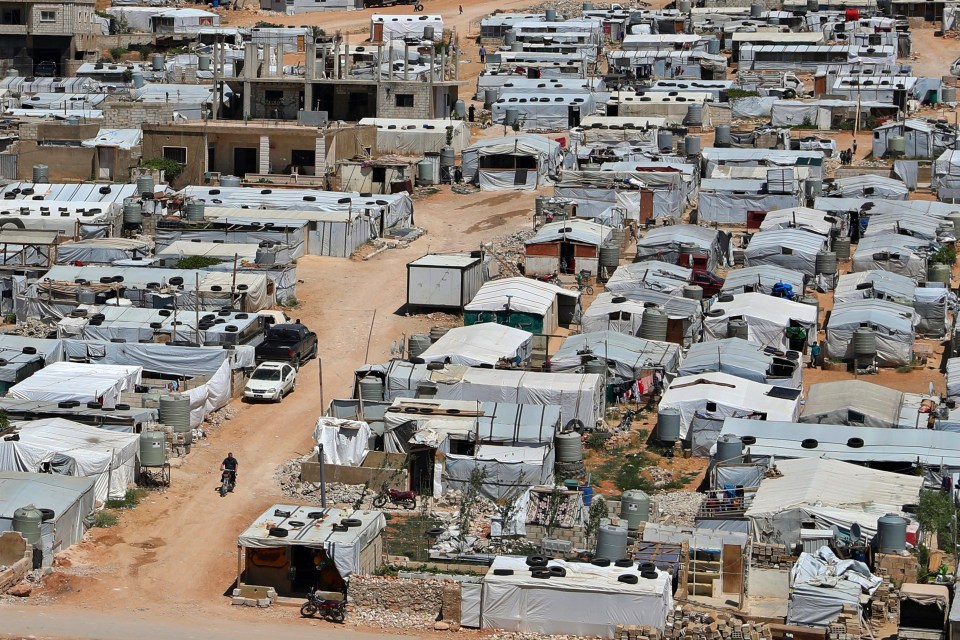  A refugee camp in Syria - the US wants to repatriate British ISIS supporters