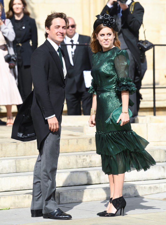 Princess Beatrice recently attended Ellie Goulding's wedding with Edoardo Mapelli Mozzi 