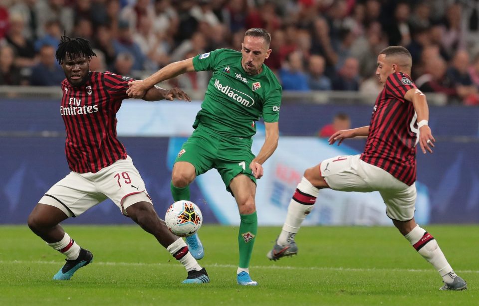 Ribery was putting defenders on their backsides with his incredible dribbling