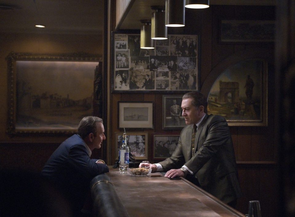 Joe Pesci and Robert De Niro in the film, which will take place across several different decades