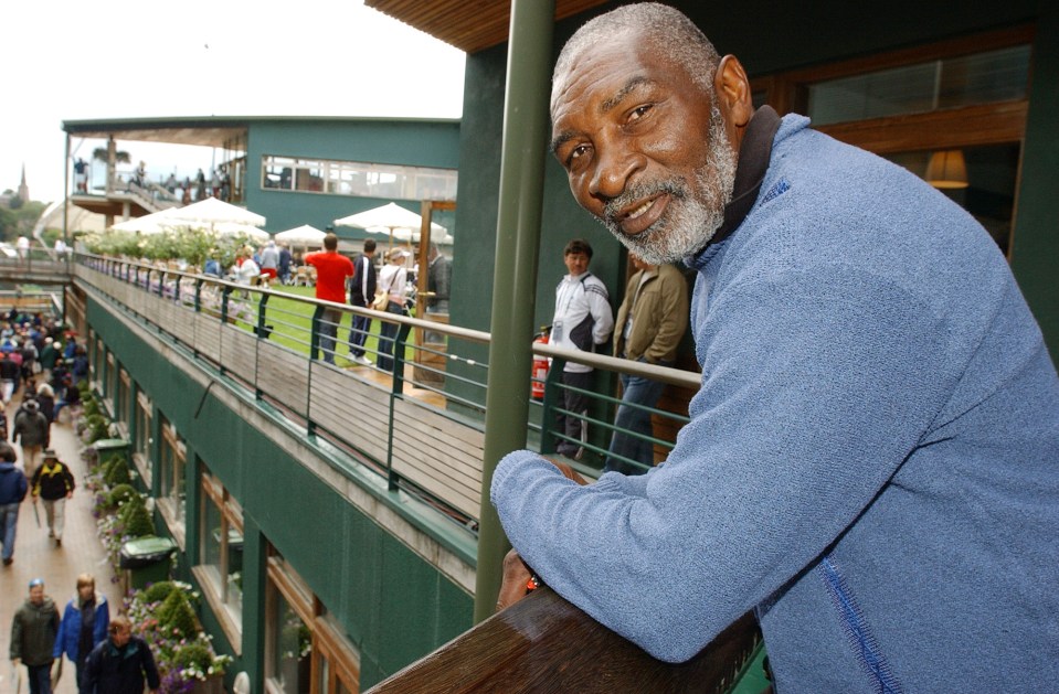  Richard Williams pictured at Wimbledon in 2007