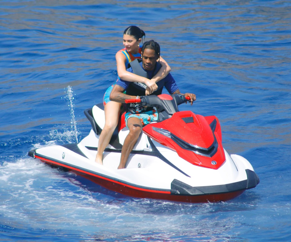 Kylie and Travis enjoyed a luxury lifestyle together