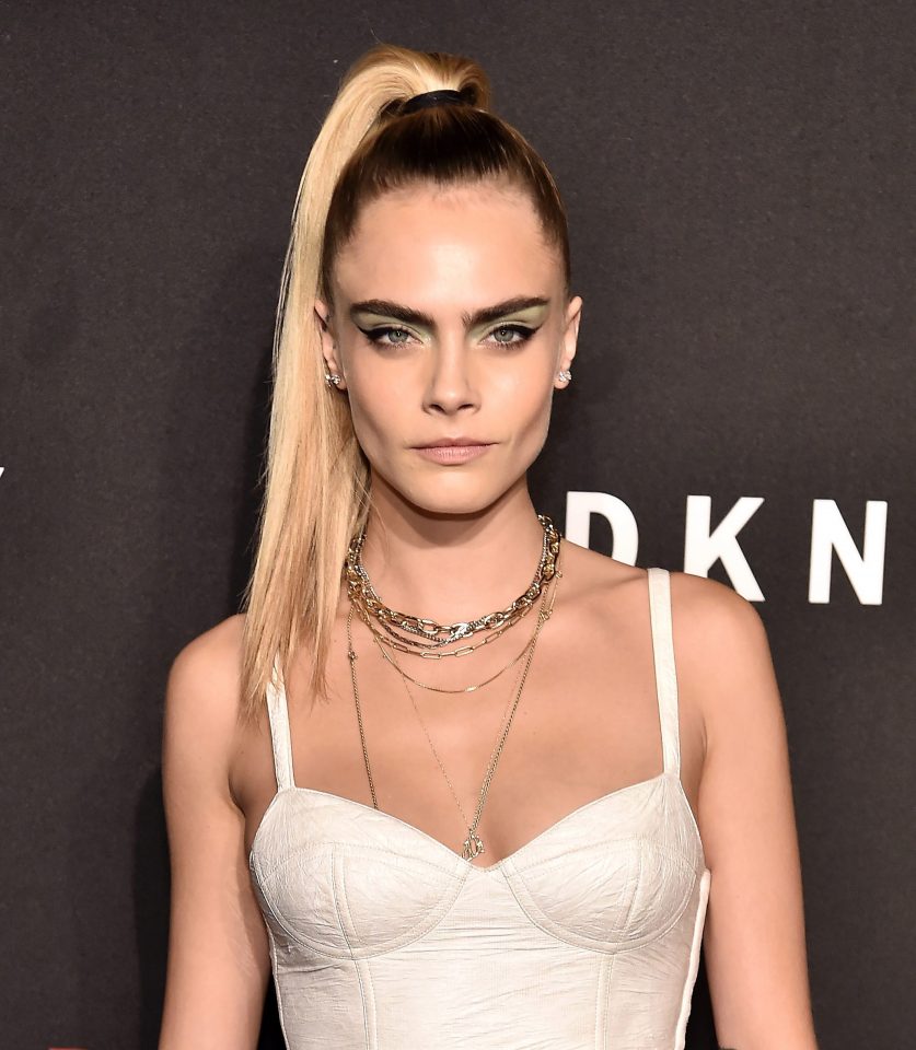  At nine, model Cara Delevingne, 27, who is worth £40m