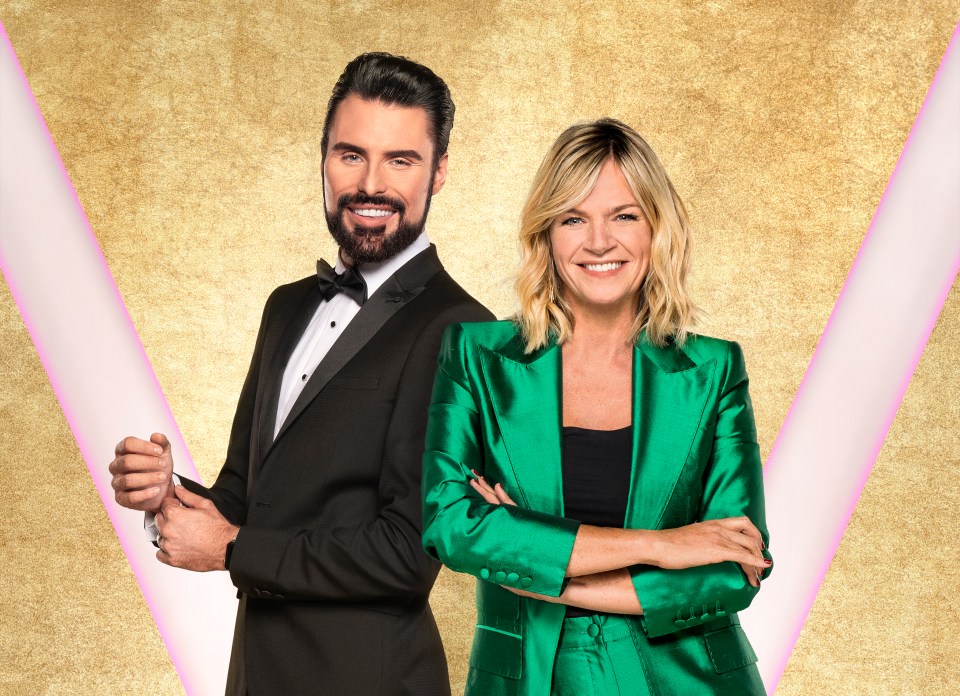  Rylan and Zoe share presenting duties on Strictly It Takes Two