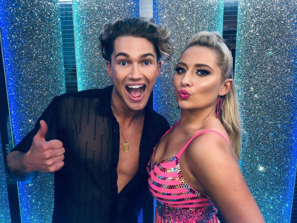Saffron Barker and AJ Pritchard 