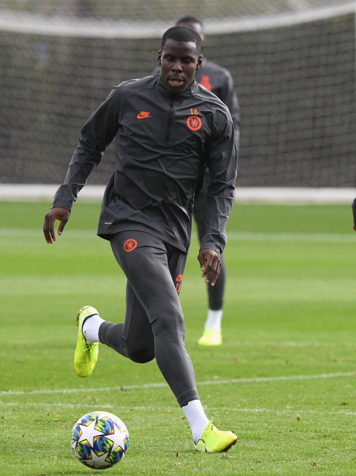  Kurt Zouma has returned to training after illness