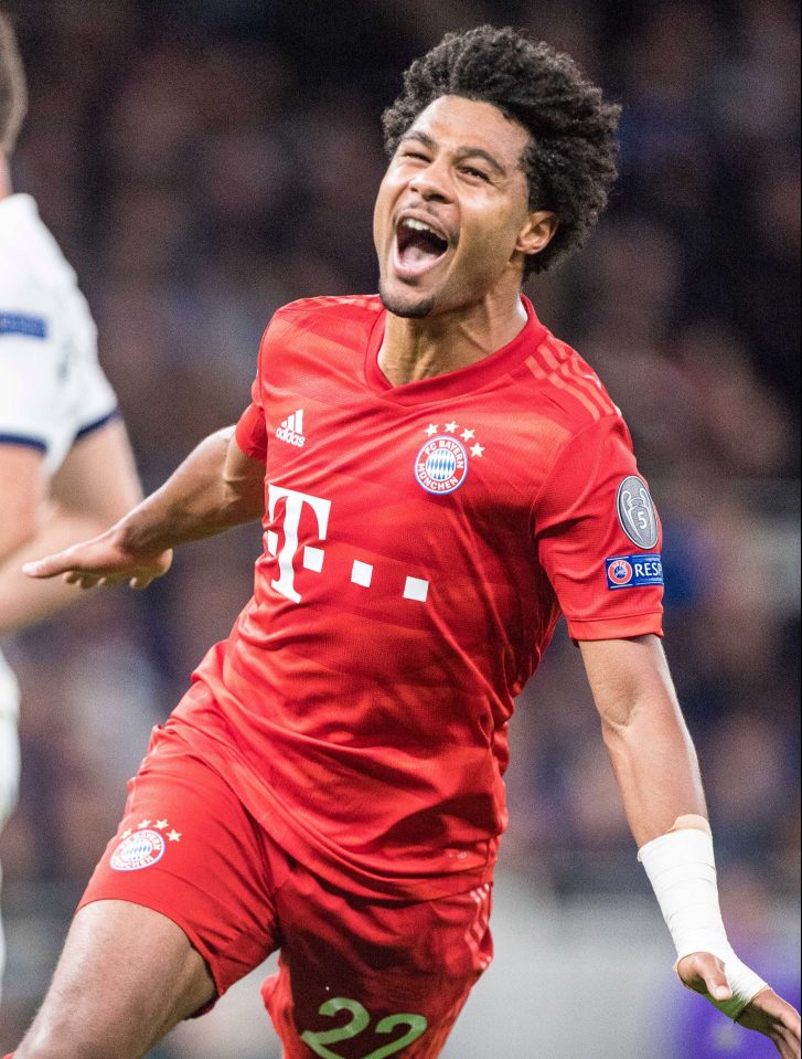 Serge Gnabry destroyed Spurs scoring four times in a 7-2 rout