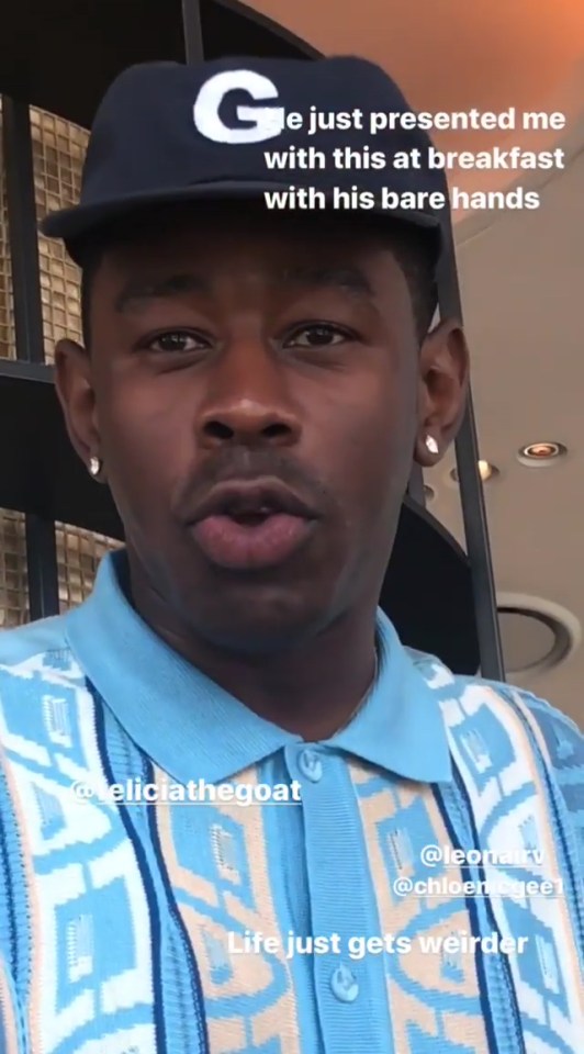  Tyler bantered with the reality star in the clip
