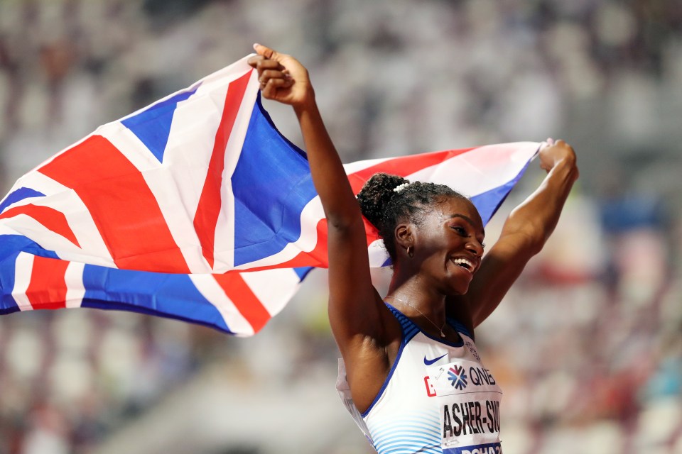  Asher-Smith is just the seventh British woman to win outdoors