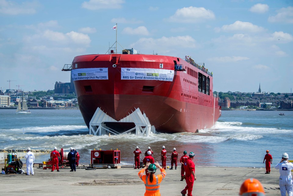 The RSS Sir David Attenborough was launched last week in Merseyside