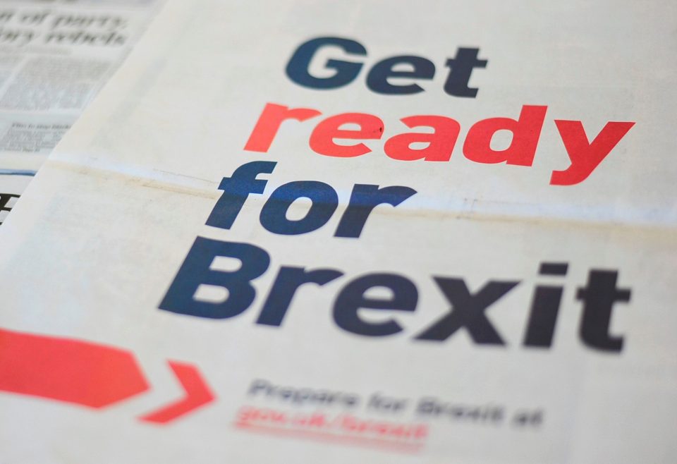 Ministers have changed the wording on Get Ready for Brexit adverts