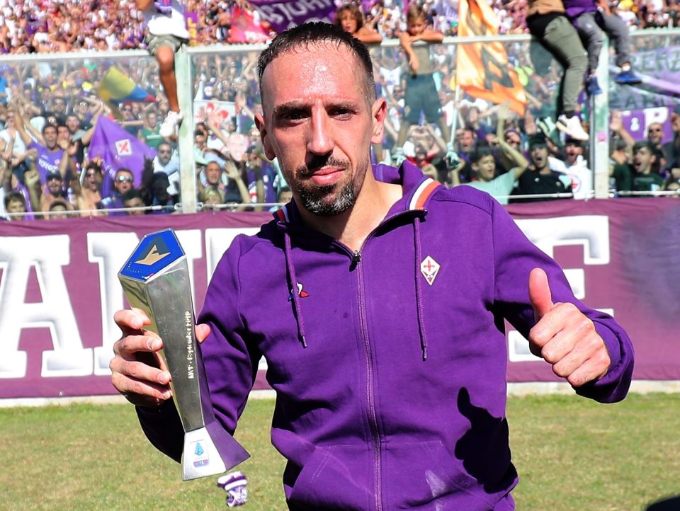  Ribery joined Fiorentina on a free transfer from Bayern Munich over the summer