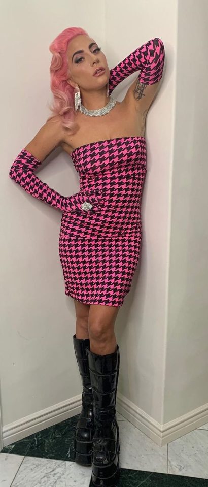  Lady Gaga shows off her pink hair in a new Instagram snap