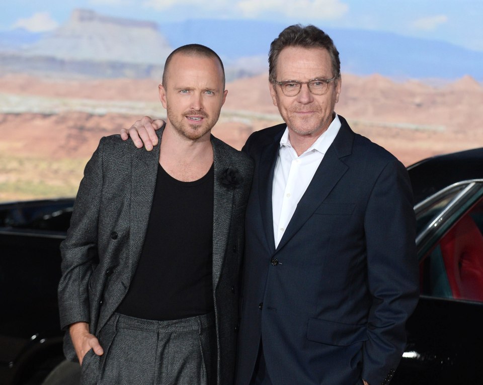  He appeared with co-star Bryan Cranston at the El Camino premiere this month