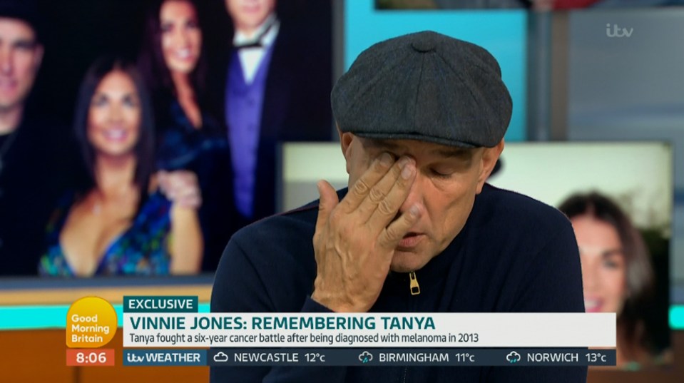  He cried as he recalled Tanya's final days
