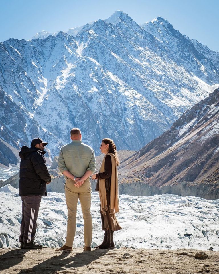  They were in the region to see first-hand the effects of climate change
