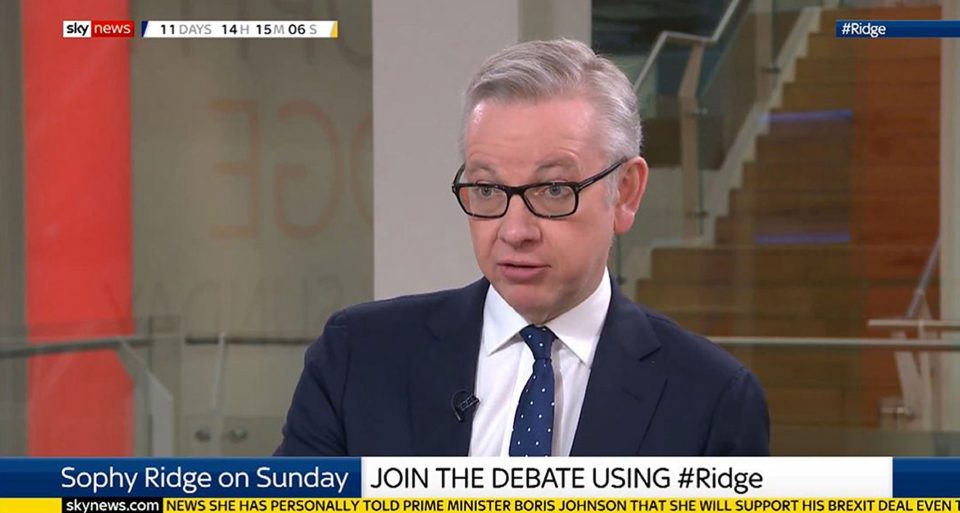  Gove revealed he was triggering the plans in full yesterday