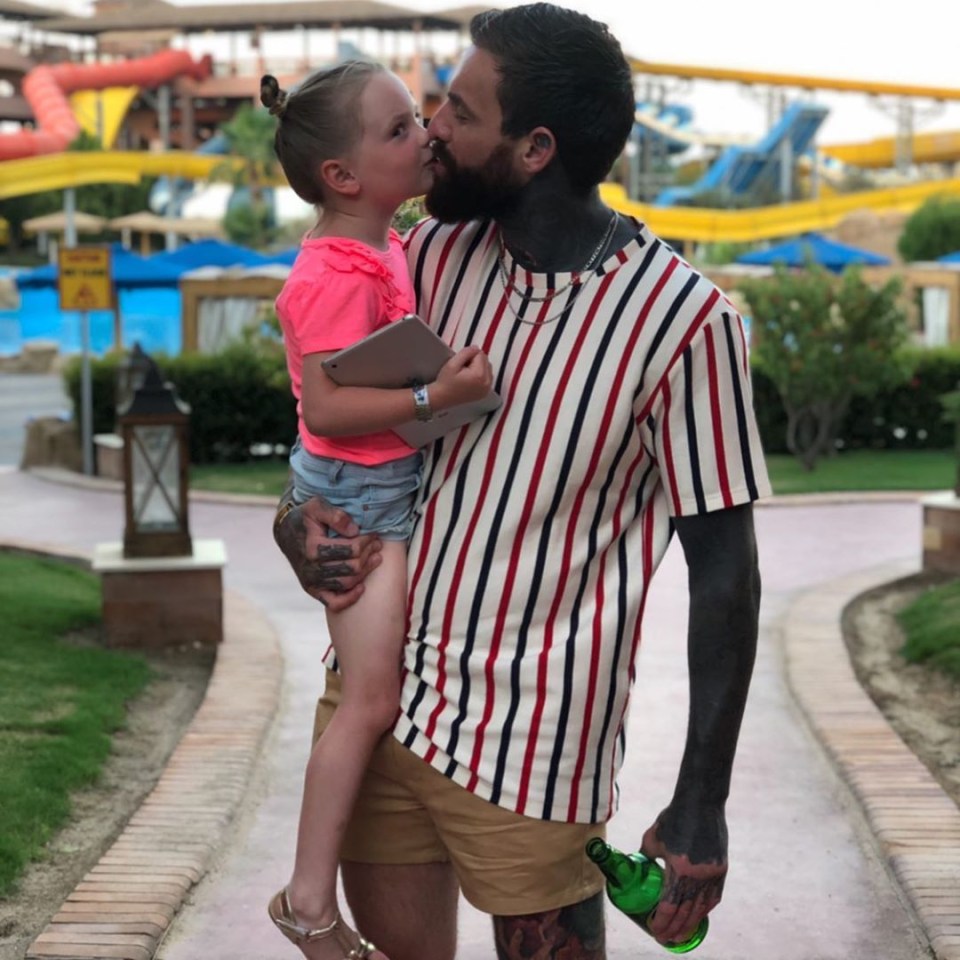  Aaron is close to his step-daughter Siennah