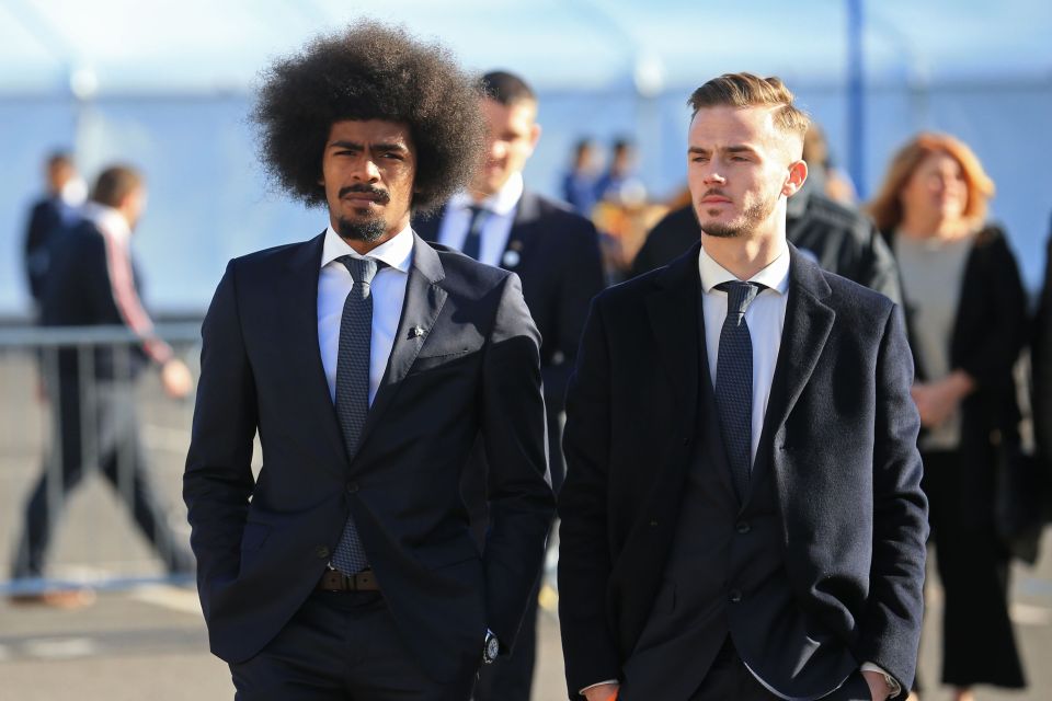  Leicester stars attended the opening of the garden early on Sunday