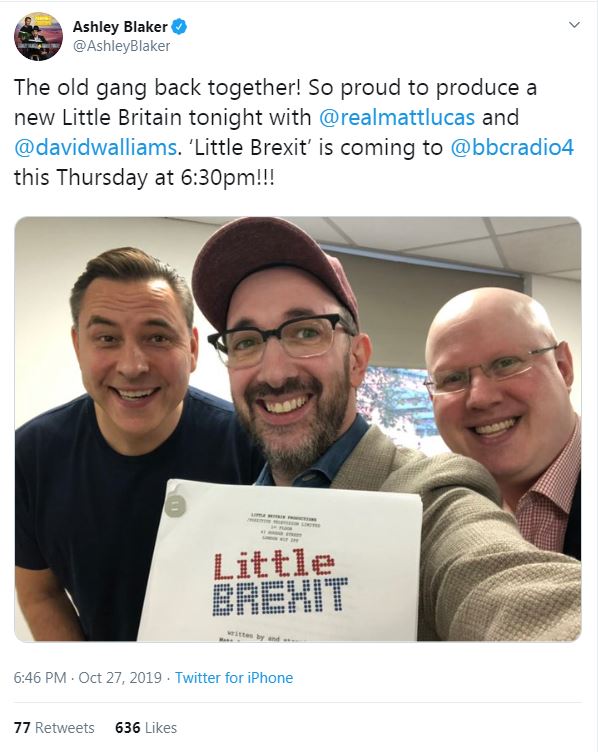  The big reveal came as a huge delight to fans of the comedy
