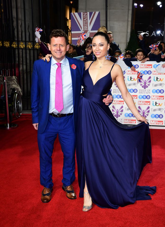  Mike Bushell and Katya Jones at the Pride of Britain awards