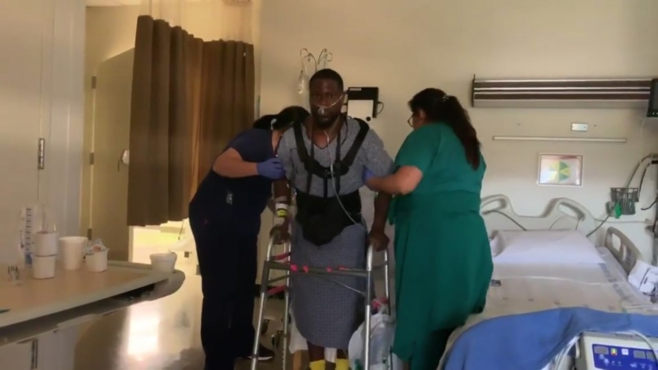 Kevin Hart has chronicled his recovery in a Instagram video