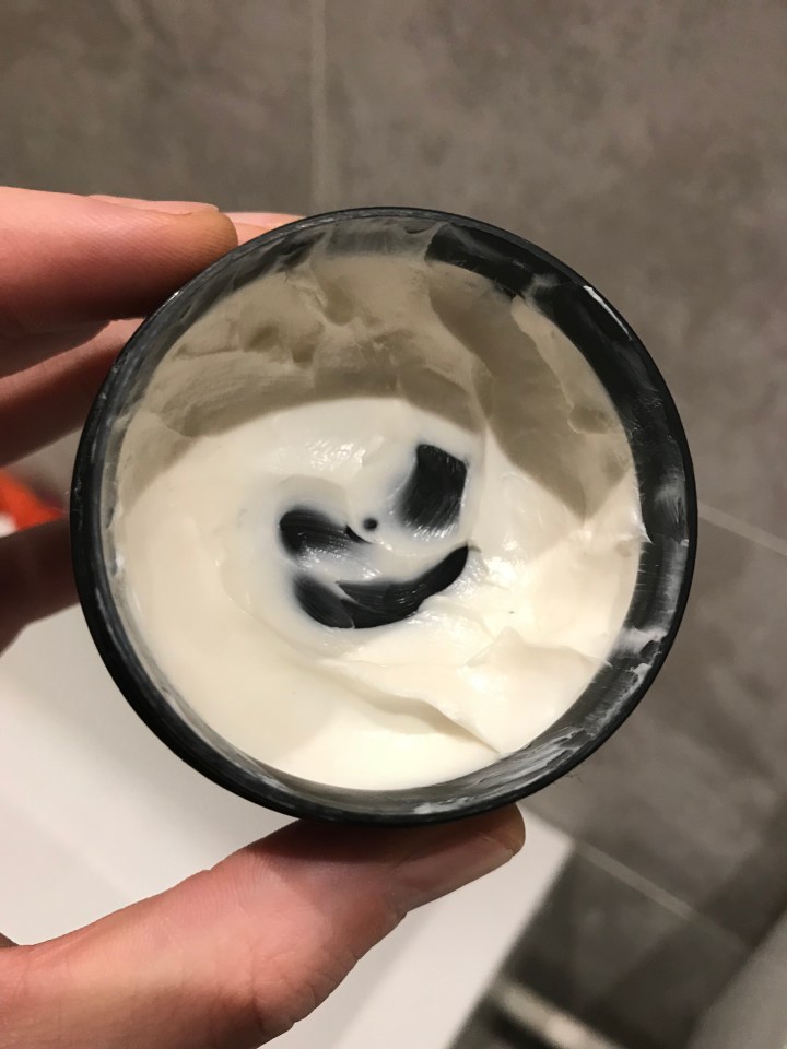 Cleverly placed gaps turn a treat into a tricky-looking face