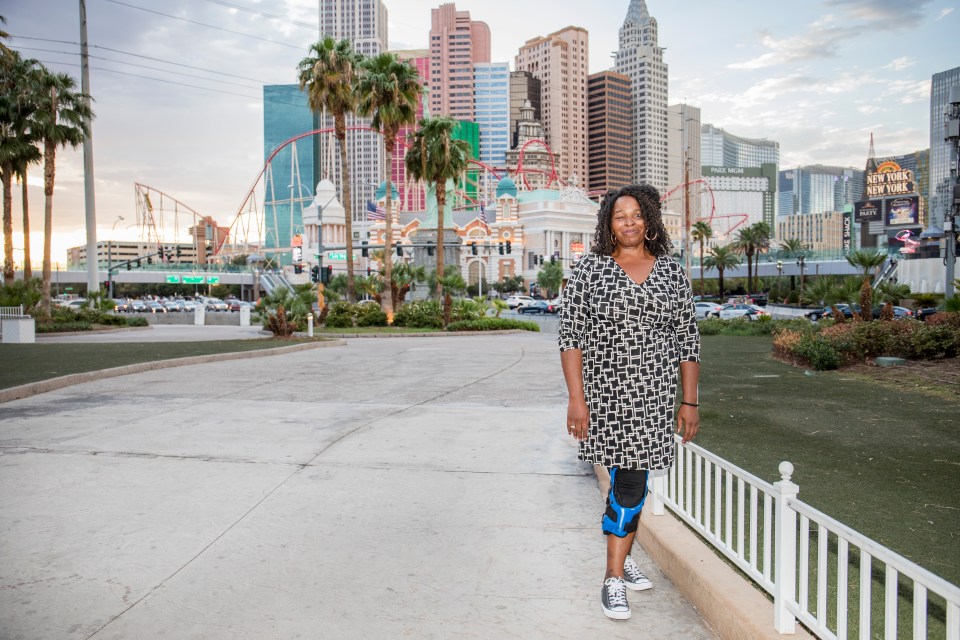  Sabrina is now a trainee chaplain in Las Vegas (Credit: www.thisischriswhite.com)
